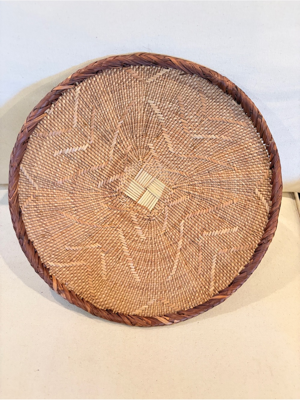 NEW Africa Woven Basket. Made by the Binga people of Zambia/Zimbabwe
